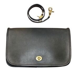 Vintage Coach Faded Navy Convertible Clutch 9635 NYC - Altered Strap